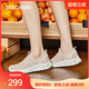 Skechers斯凯奇夏季女一脚蹬健步鞋简约透气运动软底舒适鞋妈妈鞋