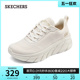 Skechers斯凯奇2024年春夏新款女鞋绑带休闲鞋厚底缓震百搭运动鞋