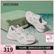 Skechers斯凯奇春夏女鞋运动鞋百搭小白鞋高回弹舒适休闲鞋