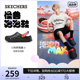 【刘宇同款】Skechers斯凯奇怪兽泡泡鞋夏季新款洞洞鞋外穿凉鞋