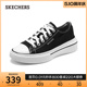 Skechers斯凯奇2024年春夏新款女鞋复古帆布鞋经典百搭板鞋休闲鞋