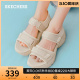 Skechers斯凯奇2024年夏季新款女鞋厚底机甲凉鞋百搭魔术贴沙滩鞋