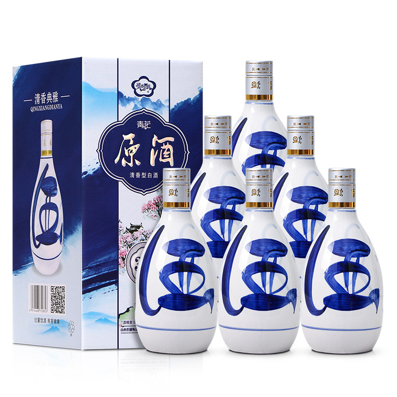 青花原浆酒53度