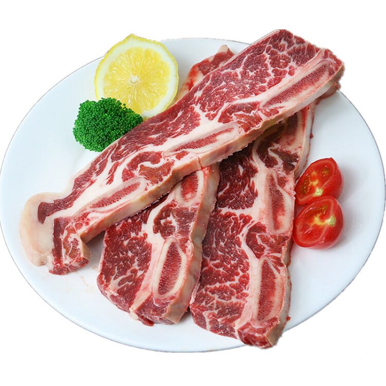 雪花牛仔骨牛排 澳洲进口谷饲牛肉牛肋排骨150g 新鲜海鲜牛肉类