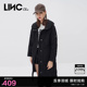 LINCCHIC金羽杰羽绒服风衣感连帽简约长款羽绒服女反季Y22808207