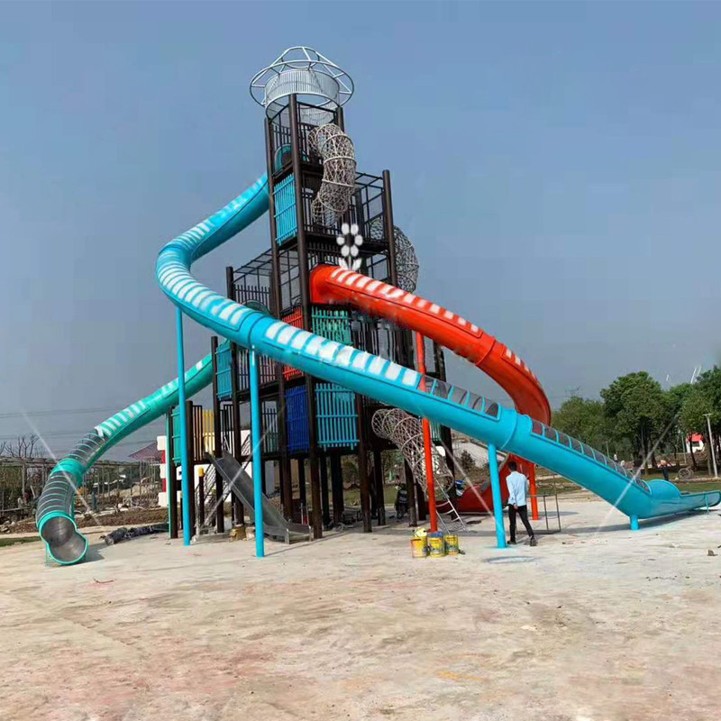一折大型滑梯儿童户外
