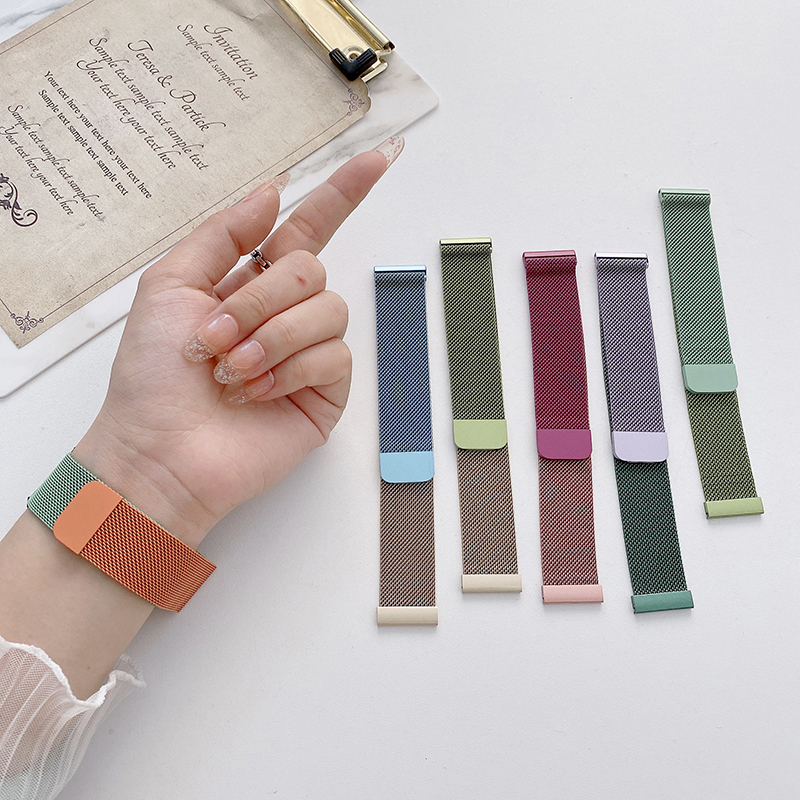 Applicable Huawei WatchGT3/ GT2/2pro/ Chinese rice /GTR/ glory magic Milan strap 20/22mmin the Smart devices , Smart Device Accessories , Smart Watch bracelet strap/Wristbands category - from Buy2taobao.com to provide professional Taobao agent buy service