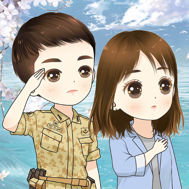 热销钻石画满钻新款 情侣 可爱_2021新款卡通钻石画可爱军人情侣贴钻