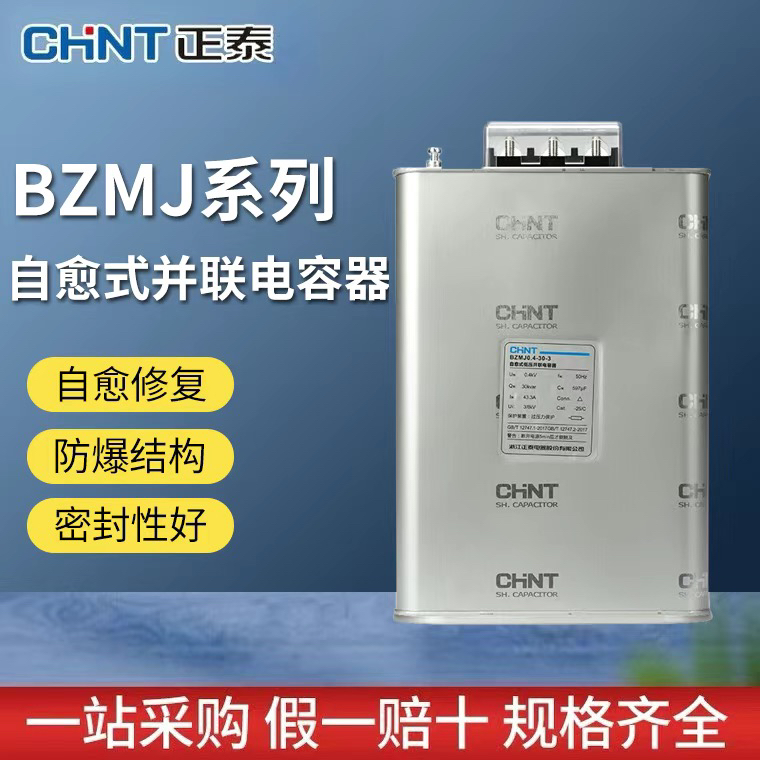 CHNT/正泰自愈式低压并联电容器BZMJ-0.45无功补偿电容器450V