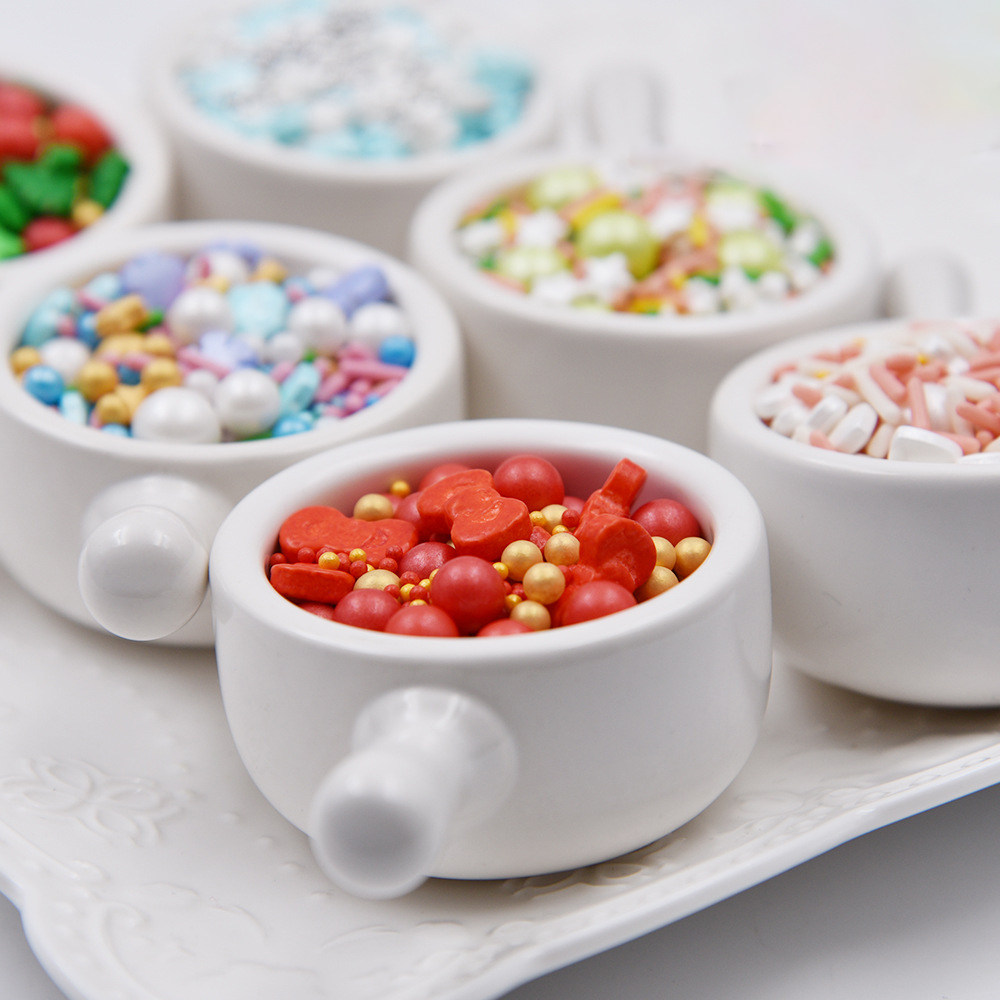 蛋糕装饰糖混搭圣诞节家庭烘焙diy创意摆件珍珠糖什锦糖硬糖