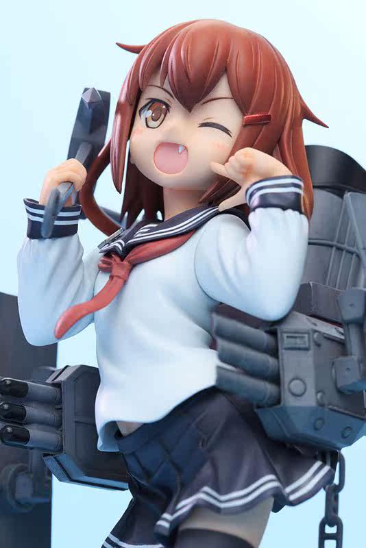 一折国产手办神仿_舰队collection舰娘雷爷 萌手办摆件公仔国产优质神