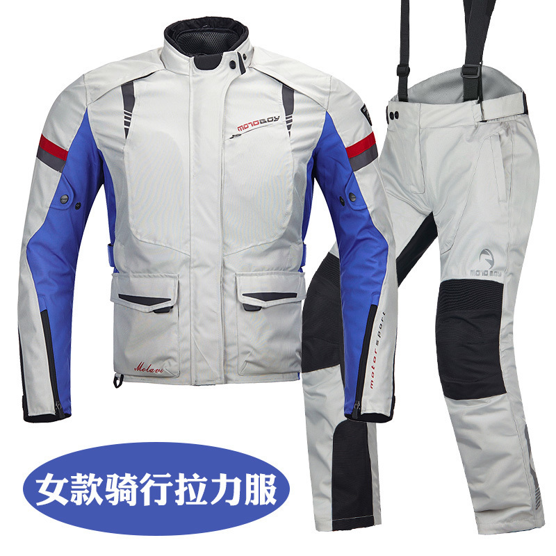 motoboy骑行服女摩托车衣服套装保暖赛车服机车服摩旅拉力服防水