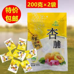 云雾山庄杏脯杏肉 果脯蜜饯彭阳果脯 宁夏特产零食 200g×2袋包邮