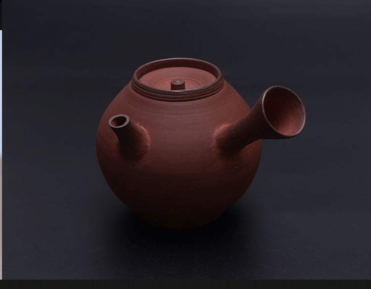 陶艺手工拉坯潮洲朱泥(红泥)茶壶 工夫茶海粗陶煮水侧把急须壶在类目 餐饮具, 茶具, 茶壶中 - 来自Buy2taobao.com提供专业的淘宝代购服务