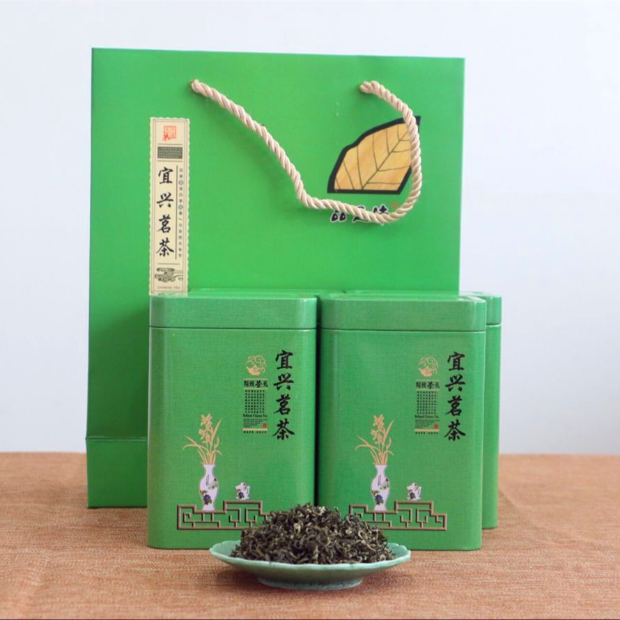 宜兴碧螺春茶叶 绿茶 2017新茶明前一级江苏碧螺春500g礼盒装包邮