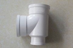 瓶型三通U-PVC管件瓶型三通110*50 110*75  pvc排水管水管管件