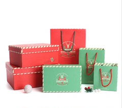 烘焙包装 圣诞节礼精美礼品盒包装盒子平安夜礼物盒卡通纸盒 套餐