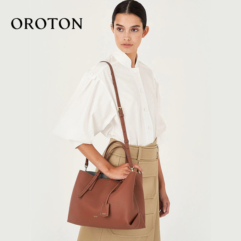 oroton包澳洲小众包单肩手提斜挎包大容量包margothobo真皮水桶包已售