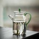 仿宋执壶玻璃茶壶泡绿茶专用茶具一人小茶壶耐热办公室绿茶泡茶器