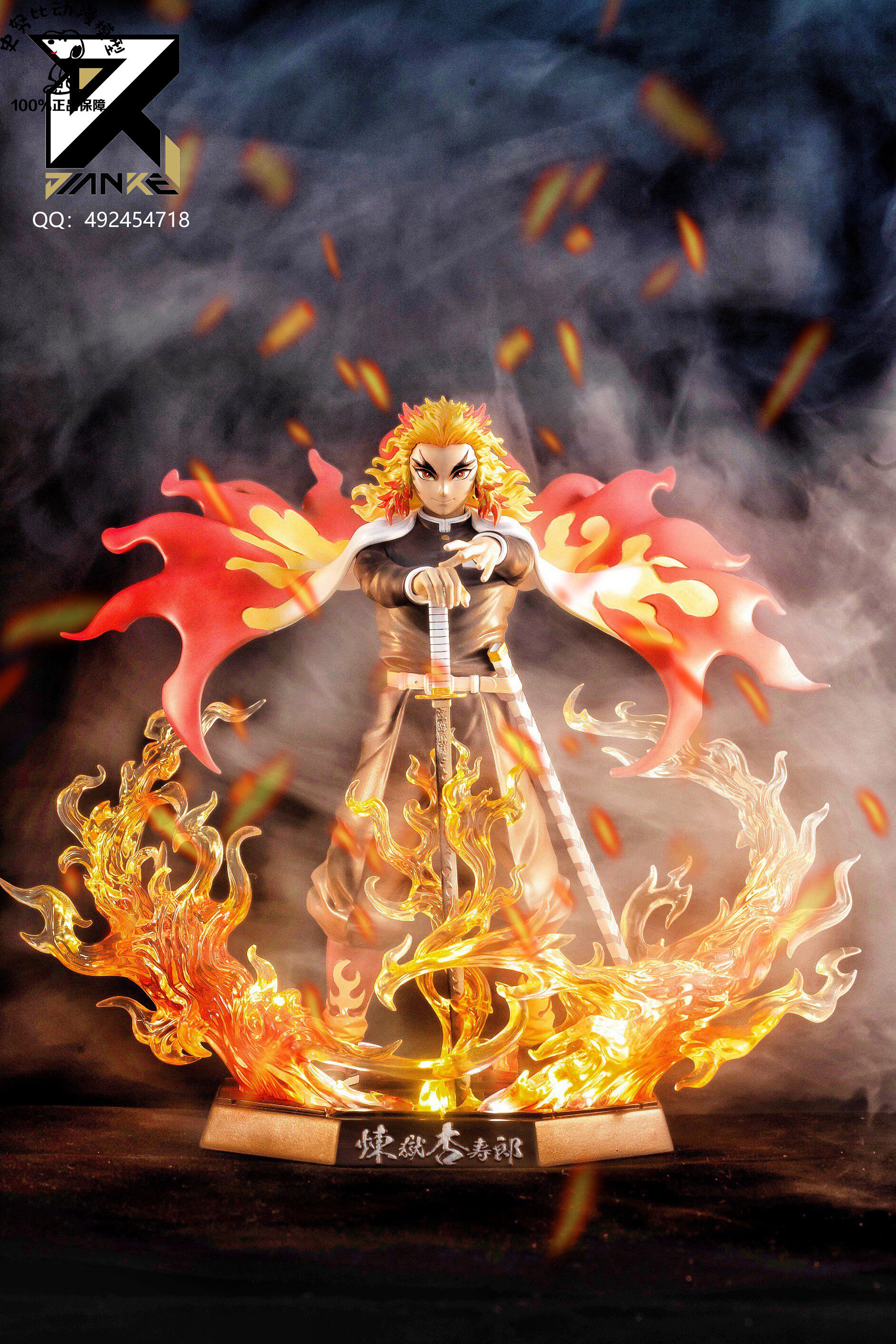 截单简刻鬼灭九柱共鸣第一弹大哥炎柱炼狱杏寿郎gk手办