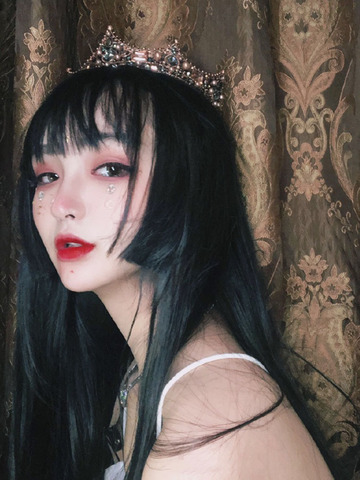 假发男女二次元软妹lolita公主切水母姬发式双马尾洛丽塔cos长发