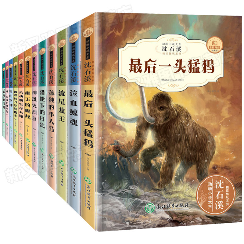 沈石溪动物小说全集珍藏版全套12册套装故事集精品集系