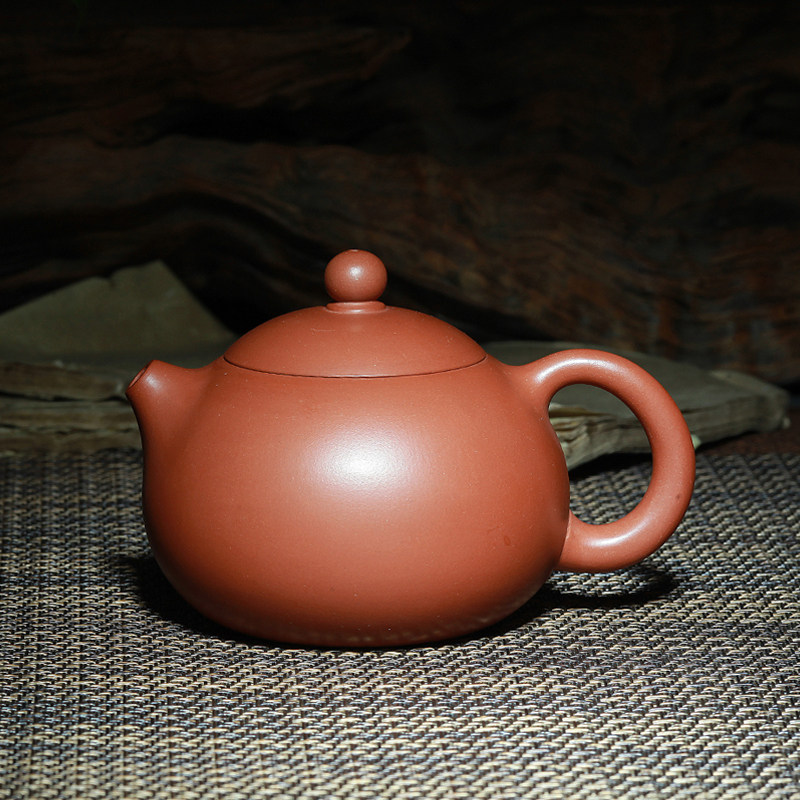 蔡利平国工【西施壶】贵妃泥 紫砂壶茶壶茶具 300cc光货