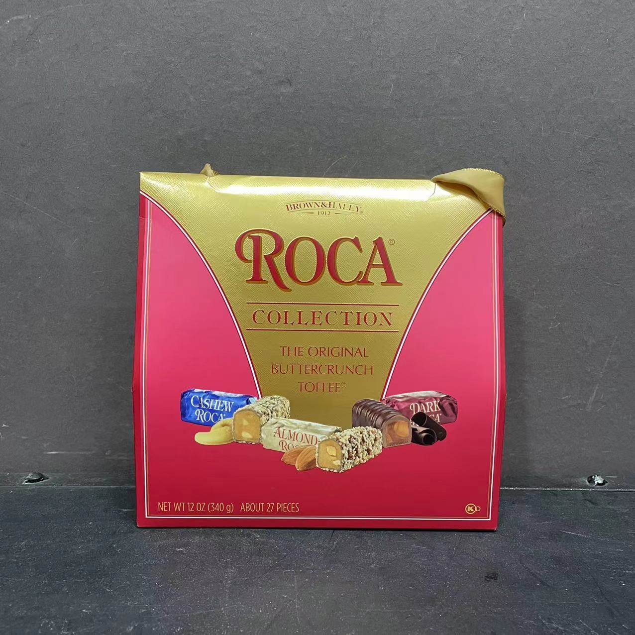 美国roca乐家扁桃仁杏仁糖果零食礼盒装340g婚庆伴手礼糖果