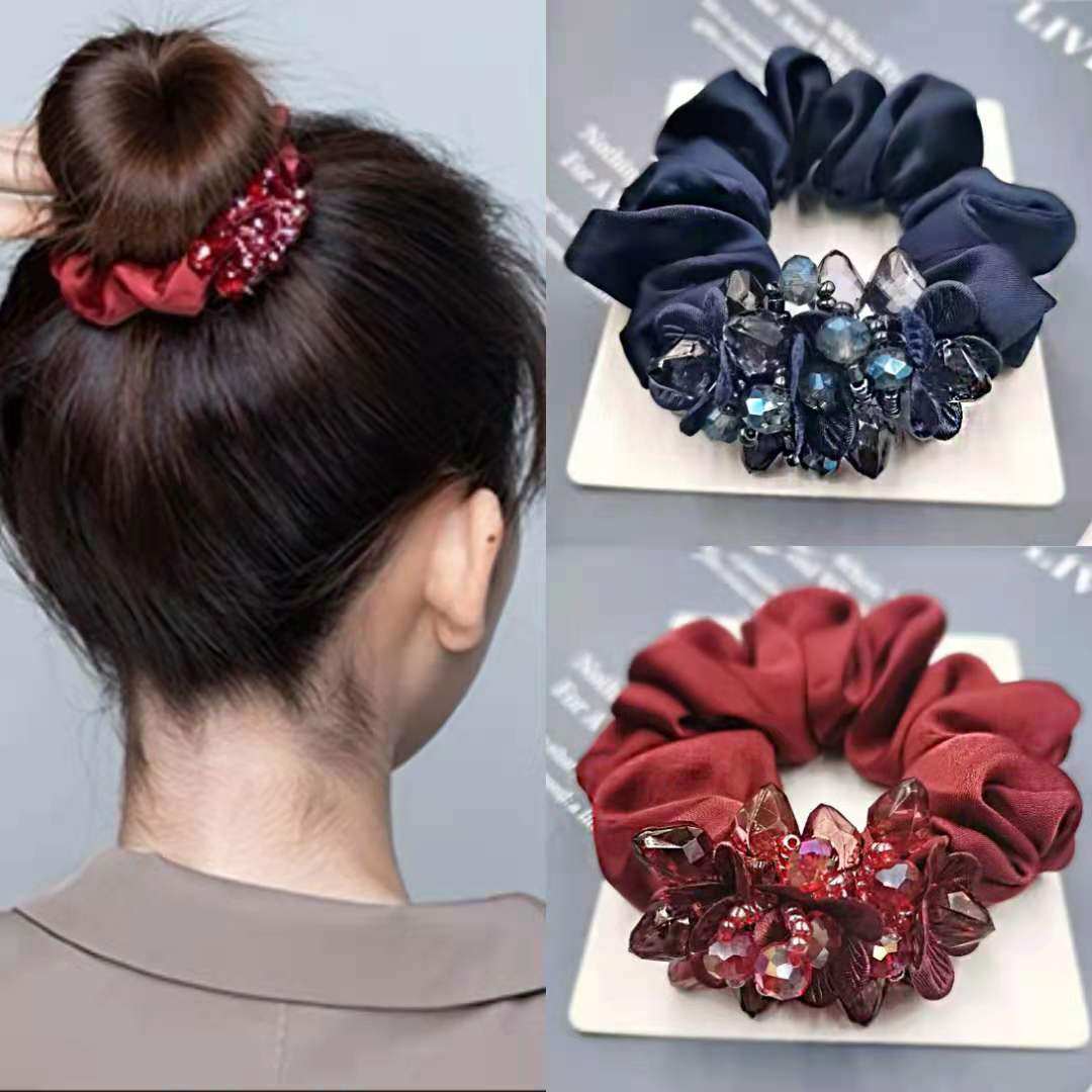 头绳妈妈款款女冷淡风高级感优雅网红ins爆盘发韩国发圈发绳扎头