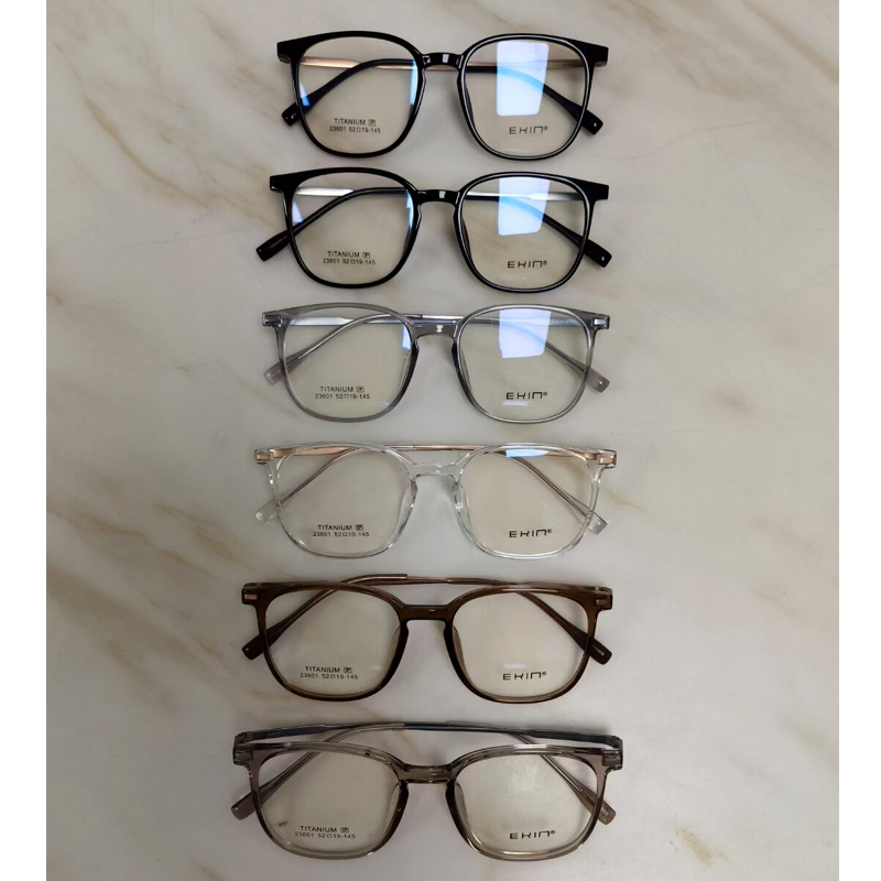 伊健眼镜架 近视眼镜框 男款超轻镜框 伊健眼镜 23601 全框 板材