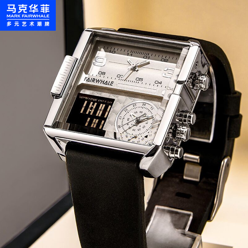 马克华菲手表男士新款潮流个性无概念全自动电子手表时尚机械腕表