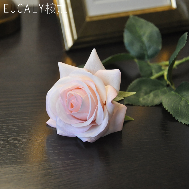 桉加EUCALY仿真花艺手感钻石玫角玫月季欧式简约假花绢花家居在类目 家居饰品, 花瓶/花器/仿真花/仿真饰品, 仿真花/假花中 - 来自Buy2taobao.com提供专业的淘宝代购服务