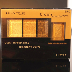 日本正品嘉娜宝KATE骨干重塑3 1眼影盘鼻影粉 立体裸色大地色显色