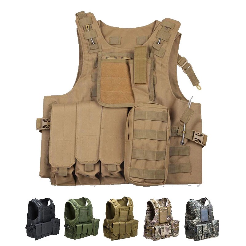 户外轻量化多功能两栖背心战术军迷马甲作战装备真人cs吃鸡二级甲