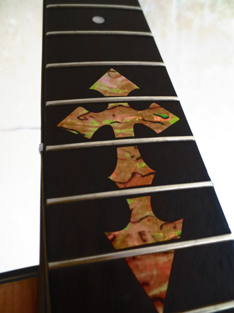 特价十字指板贴纸吉他琴颈旋钮雕花贝壳吉他镶嵌吉他护板吉他配件