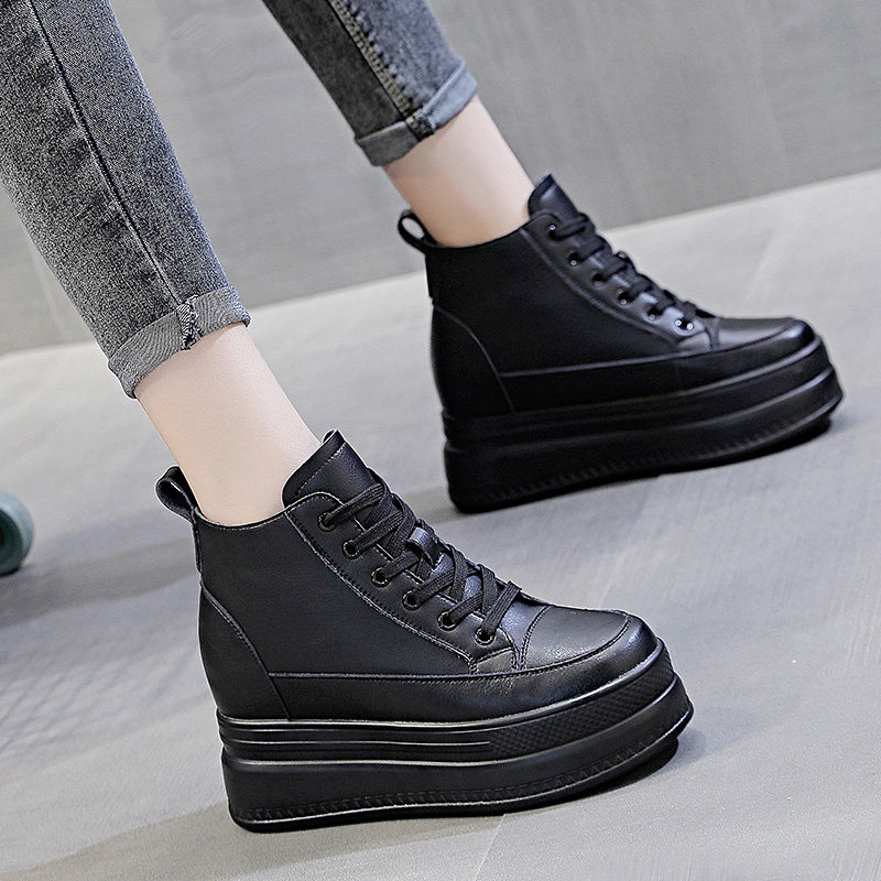 女鞋冬加绒加厚运动鞋