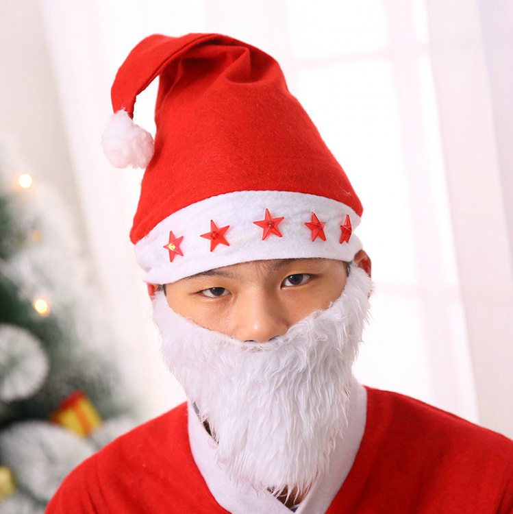 圣诞节儿童圣诞帽子成人圣诞帽圣诞老人雪人帽头箍发箍头饰装饰品