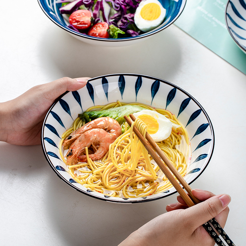 精品木屋陶瓷碗碟套装家用简约创意个性网红日式餐具米饭泡面碗