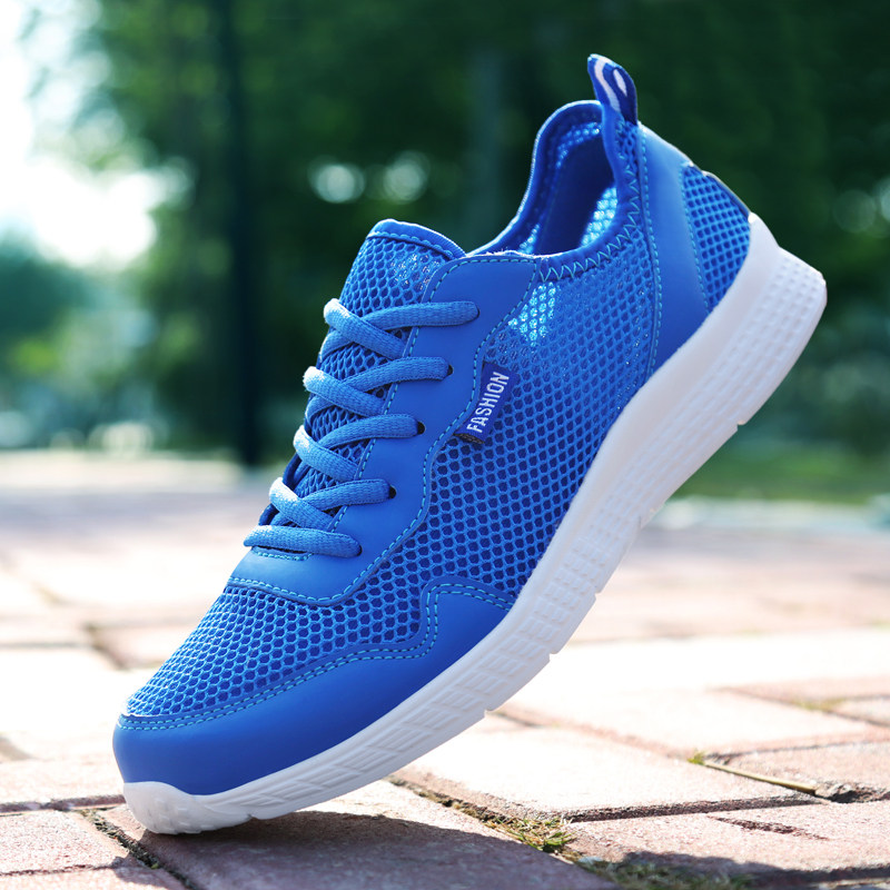 夏季网鞋透气薄款学生网面青少年网眼男士运动休闲网状夏天男鞋子