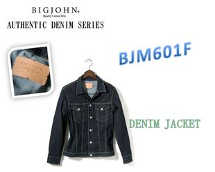 日本产BIGJOHN超弹系列男士牛仔夹克外套(BJM601F)