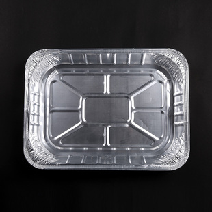 超大号加厚锡纸盒长方形烤鱼烧烤外卖打包盒一次性大容量铝箔餐盒