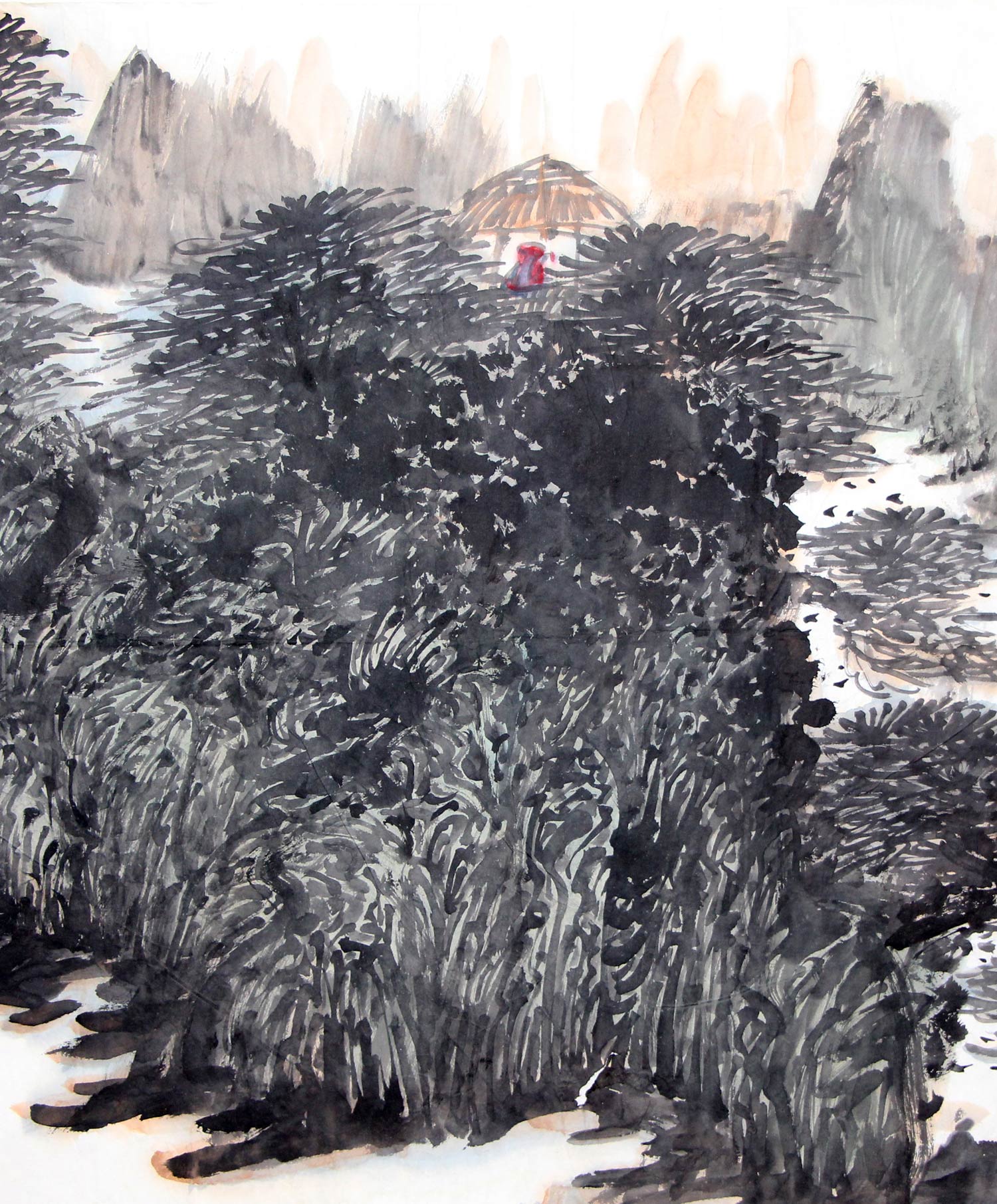 罗国玮《九华有斯意境》山水画大家 国家一级美术师