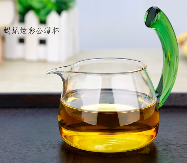 耐热高温玻璃功夫茶具加厚公道杯带茶漏隔茶器茶海公杯分茶器配件