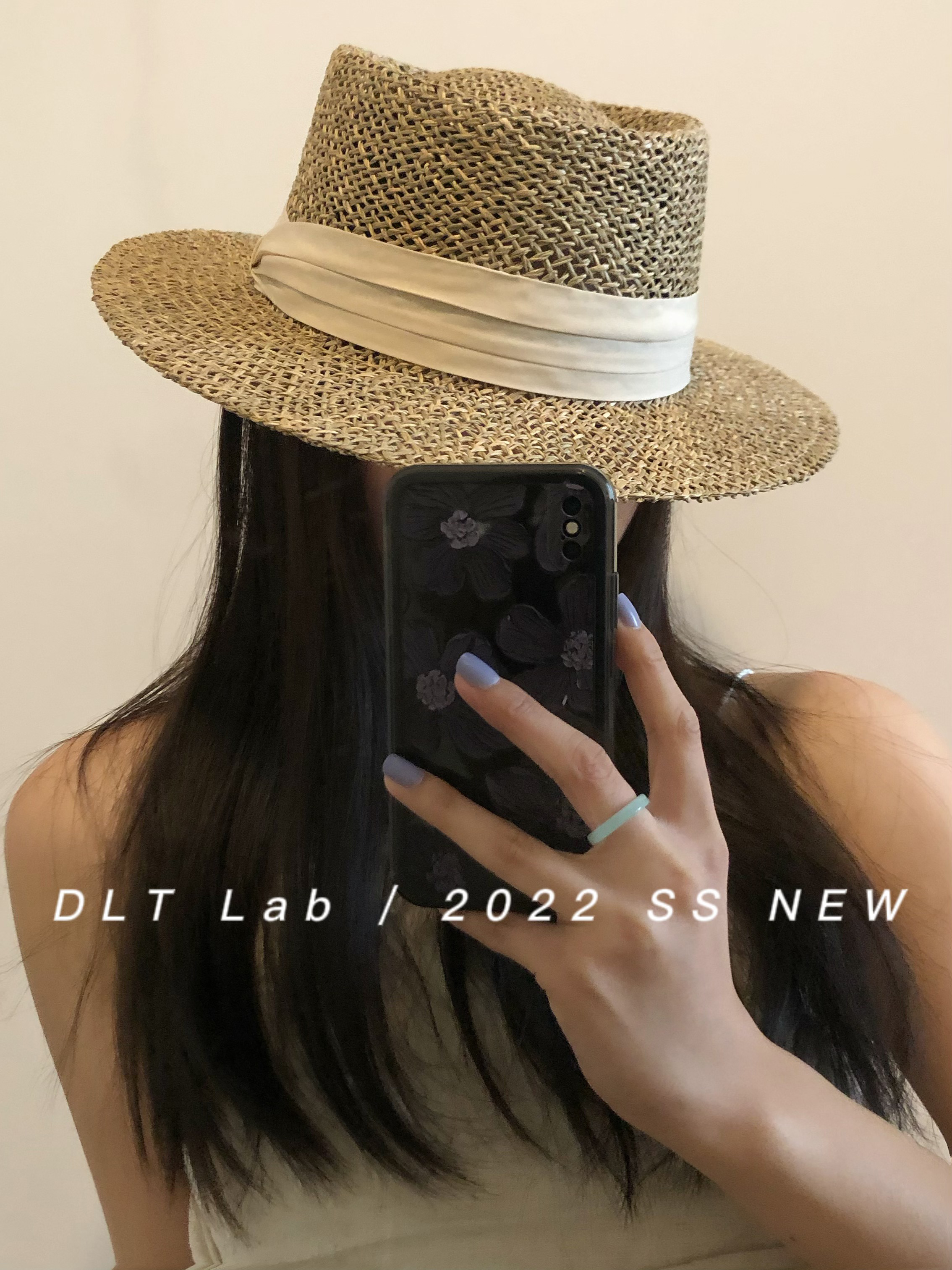 DLT Lab丁老头新品韩系ins春夏草帽度假出游防晒沙滩帽宽檐小礼帽