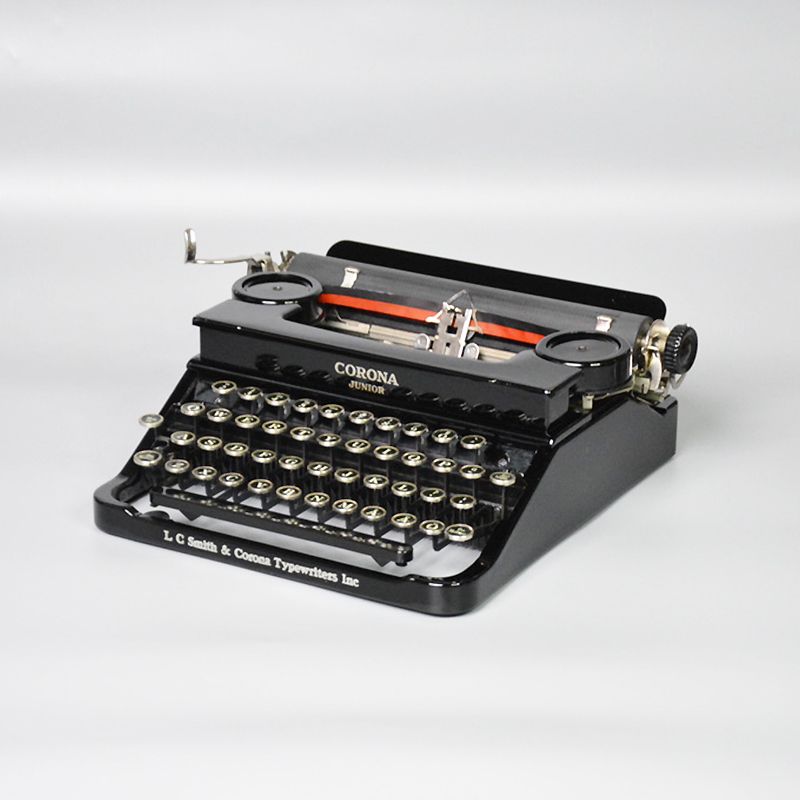 corona机械英文打字机正常使用复古收藏文艺中古生日礼物