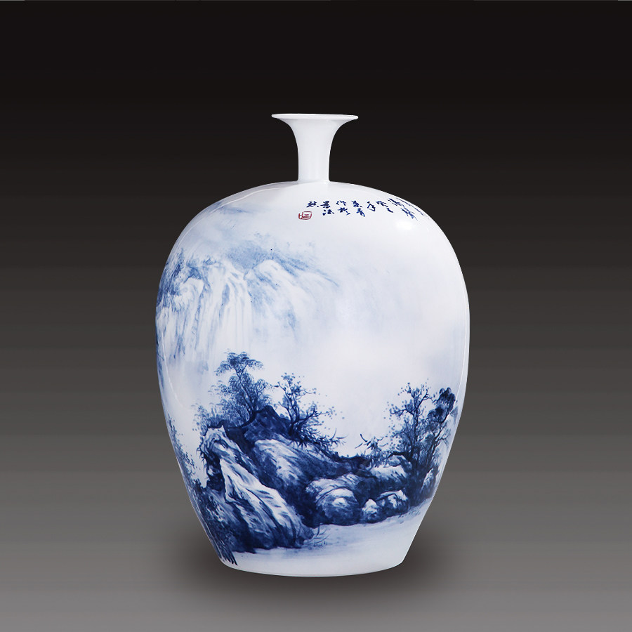 中国陶瓷美术艺术大师 叶青大师《环山木楼》