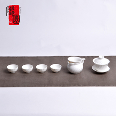 整套陶瓷茶具套装 日式茶道功夫茶具家用白瓷茶杯茶壶特价包邮