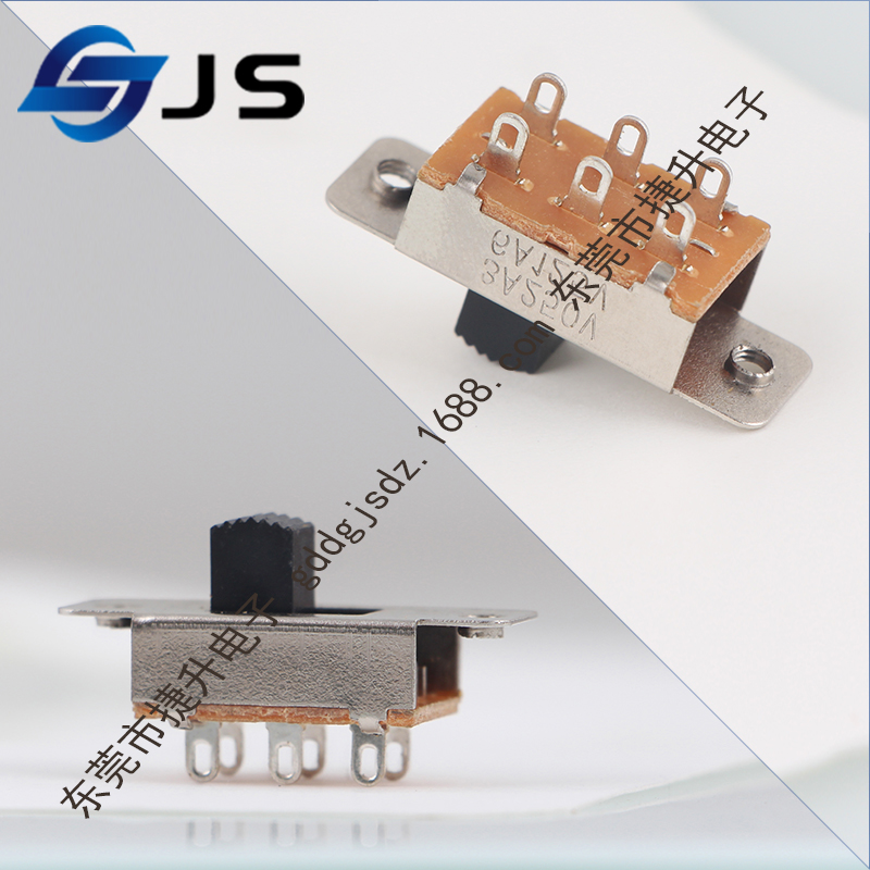 ss23e39立式大电流三档拨动开关六脚3档6脚双击三位带攻牙螺丝孔060