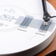 LP黑胶规尺唱机测速盘唱针唱头角度校准盘超距检测校准盘双面使用