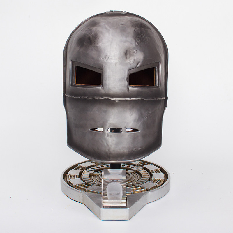 特价钢铁侠可穿戴_复联初代钢铁侠mk1头盔全金属1比1马克1可穿戴头盔
